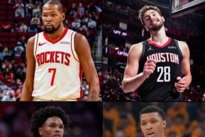 火箭四人杀进ESPN百大排名:杜兰特9 申京25 阿门37 小贾巴里74