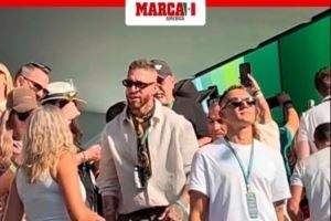 皇马老队友重聚，拉莫斯和纳瓦斯一同观看F1墨西哥大奖赛